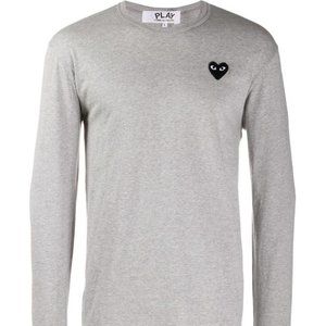 COMME DES GARCONS PLAY LONG SLEEVE TEE